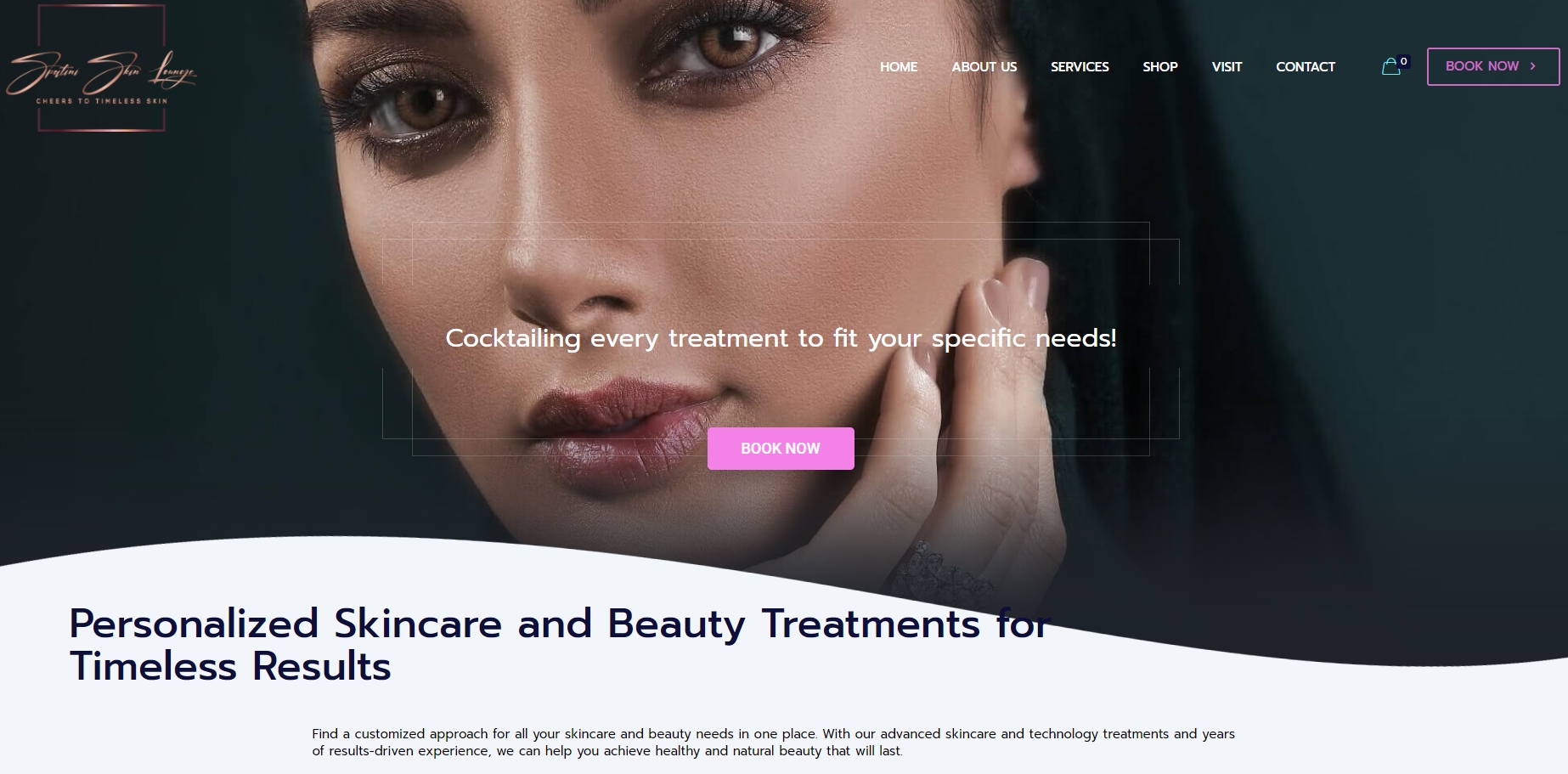 skin care website pasadena